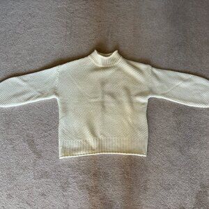 J Crew Nobby Cream Sweater - Dolman Sleeves - Warm and Cozy